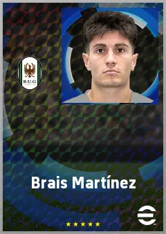 Brais Martínez eFootball 2026 player card, 70 OVR LB