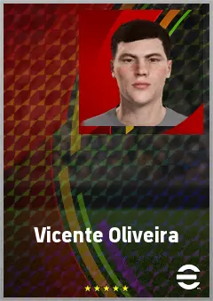 Vicente Oliveira eFootball 2026 player card, 64 OVR CB