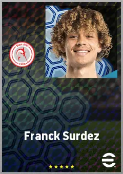 Franck Surdez eFootball 2026 player card, 69 OVR LWF