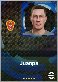 Juanpa eFootball 2026 player card, 66 OVR GK