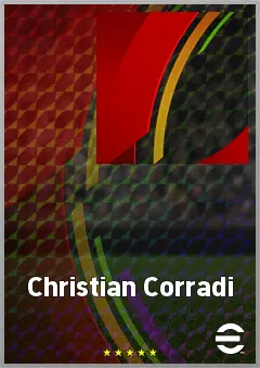 Christian Corradi eFootball 2026 player card, 68 OVR CB