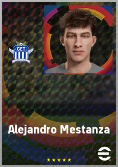 Alejandro Mestanza eFootball 2026 player card, 67 OVR AMF