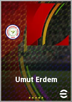 Umut Erdem eFootball 2026 player card, 65 OVR LB