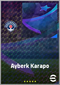 Ayberk Karapo eFootball 2026 player card, 67 OVR CB