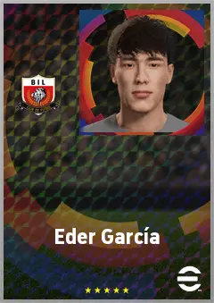 Eder García eFootball 2026 player card, 64 OVR AMF