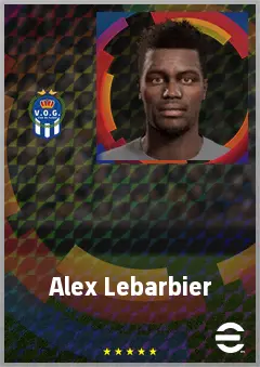Alex Lebarbier eFootball 2026 player card, 64 OVR DMF