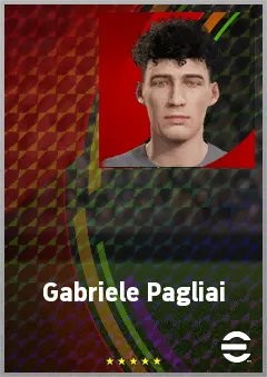 Gabriele Pagliai eFootball 2026 player card, 66 OVR RB