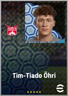 Tim-Tiado Öhri eFootball 2026 player card, 66 OVR GK