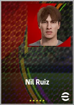 Nil Ruiz eFootball 2026 player card, 64 OVR GK