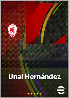 Unai Hernández eFootball 2026 player card, 67 OVR CMF