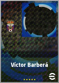 Víctor Barberá eFootball 2026 player card, 67 OVR CF