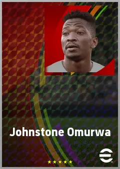 Johnstone Omurwa eFootball 2026 player card, 67 OVR CB