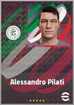 Alessandro Pilati eFootball 2026 player card, 68 OVR CB