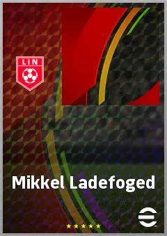 Mikkel Ladefoged eFootball 2026 player card, 69 OVR CF