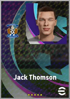 Jack Thomson eFootball 2026 player card, 69 OVR CMF