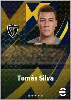 Tomás Silva eFootball 2026 player card, 66 OVR CMF