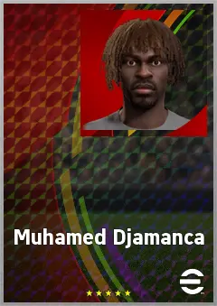 Muhamed Djamanca eFootball 2026 player card, 69 OVR LWF