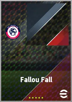 Fallou Fall eFootball 2026 player card, 70 OVR CB