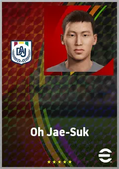 Oh Jae-Suk eFootball 2026 player card, 66 OVR RB