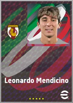 Leonardo Mendicino eFootball 2026 player card, 66 OVR CMF