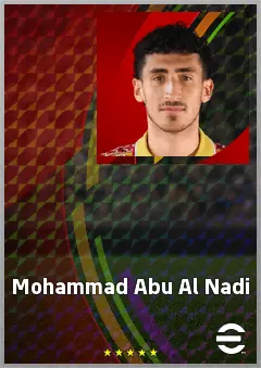 Mohammad Abu Al Nadi eFootball 2026 player card, 67 OVR CB