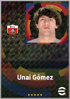 Unai Gómez eFootball 2026 player card, 73 OVR AMF