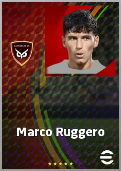 Marco Ruggero eFootball 2026 player card, 68 OVR CB
