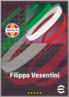 Filippo Vesentini eFootball 2026 player card, 66 OVR LMF