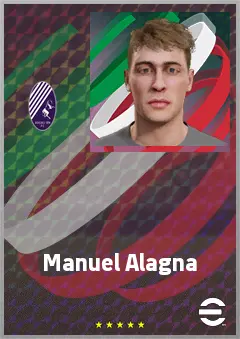 Manuel Alagna eFootball 2026 player card, 67 OVR RB
