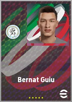 Bernat Guiu eFootball 2026 player card, 67 OVR CF