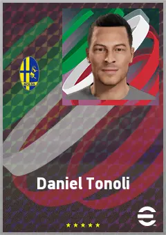Daniel Tonoli eFootball 2026 player card, 65 OVR RB