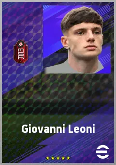 Giovanni Leoni eFootball 2026 player card, 72 OVR CB