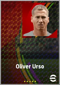 Oliver Urso eFootball 2026 player card, 64 OVR LB