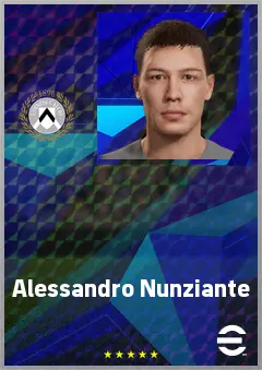 Alessandro Nunziante eFootball 2026 player card, 67 OVR GK