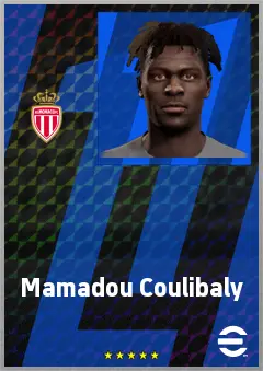 Mamadou Coulibaly eFootball 2026 player card, 71 OVR CMF