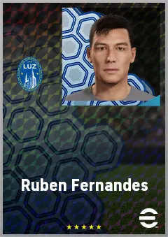 Ruben Fernandes eFootball 2026 player card, 68 OVR LB