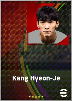 Kang Hyeon-Je eFootball 2026 player card, 63 OVR AMF