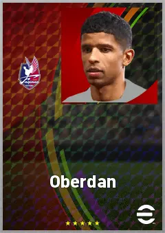 Oberdan eFootball 2026 player card, 71 OVR DMF