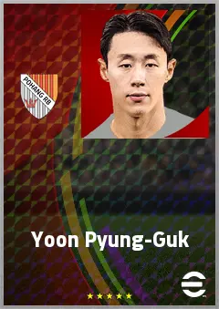 Yoon Pyung-Guk eFootball 2026 player card, 66 OVR GK