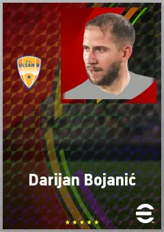 Darijan Bojanić eFootball 2026 player card, 70 OVR CMF