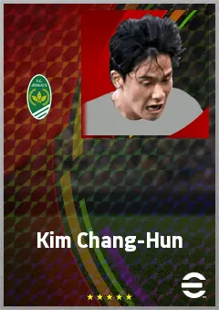 Kim Chang-Hun eFootball 2026 player card, 62 OVR LWF