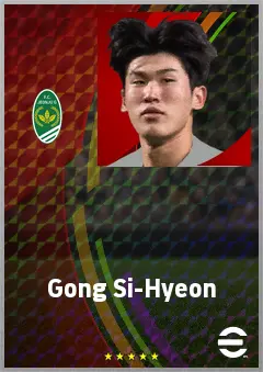 Gong Si-Hyeon eFootball 2026 player card, 63 OVR GK