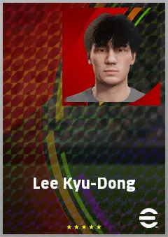 Lee Kyu-Dong eFootball 2026 player card, 62 OVR SS