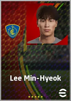Lee Min-Hyeok eFootball 2026 player card, 66 OVR CMF