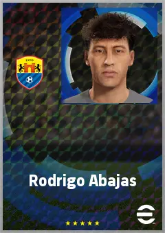 Rodrigo Abajas eFootball 2026 player card, 69 OVR LB