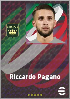 Riccardo Pagano eFootball 2026 player card, 68 OVR CMF