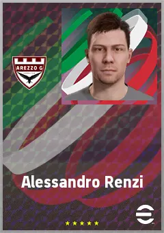 Alessandro Renzi eFootball 2026 player card, 66 OVR RB