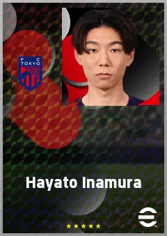 Inamura Hayato eFootball 2026 player card, 68 OVR CB