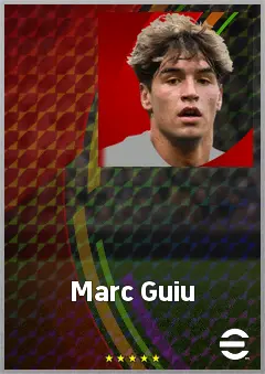 Marc Guiu eFootball 2026 player card, 71 OVR CF