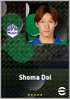 Doi Shoma eFootball 2026 player card, 69 OVR AMF
